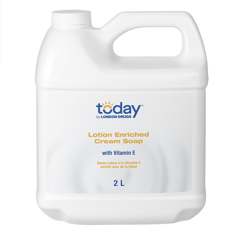 Today by London Drugs Lotion Enriched Cream Soap with Vitamin E - 2L
