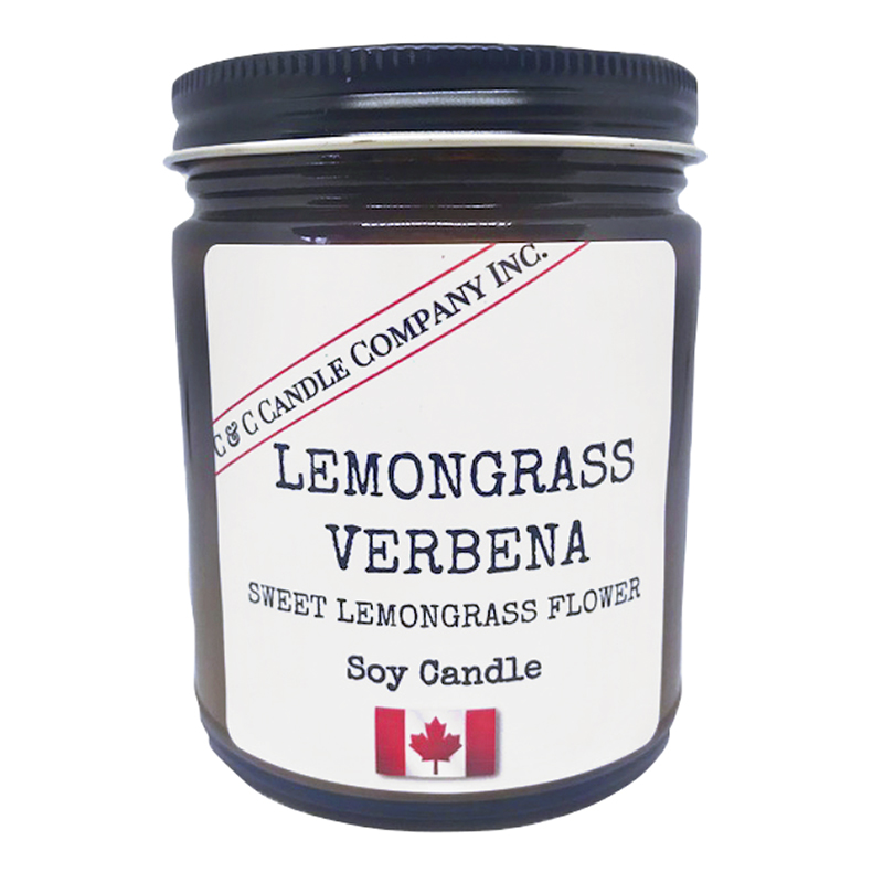 Cozy Candle Soy Candle - Lemongrass Verbena - 9oz