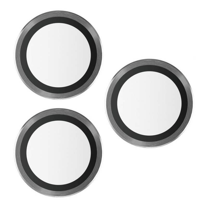 PanzerGlass Hoops Lens Protector for iPhone 15 Pro, 15 Pro Max - Black