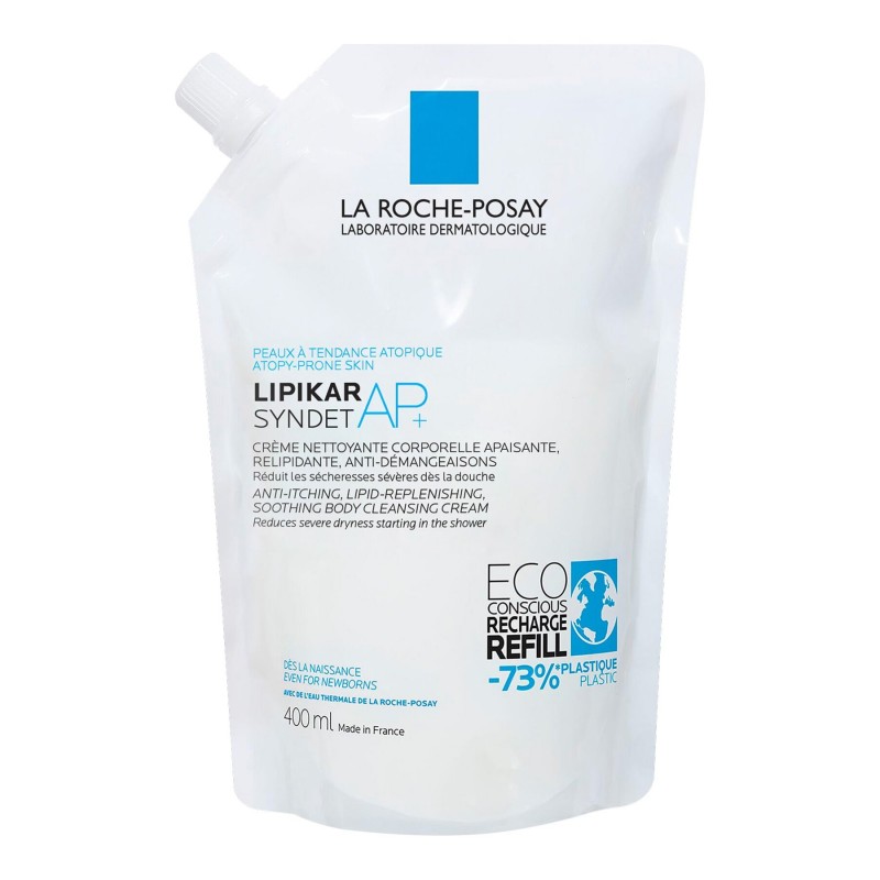 La Roche-Posay Lipikar Syndet AP+ Body Cleansing Cream Refill - 400ml