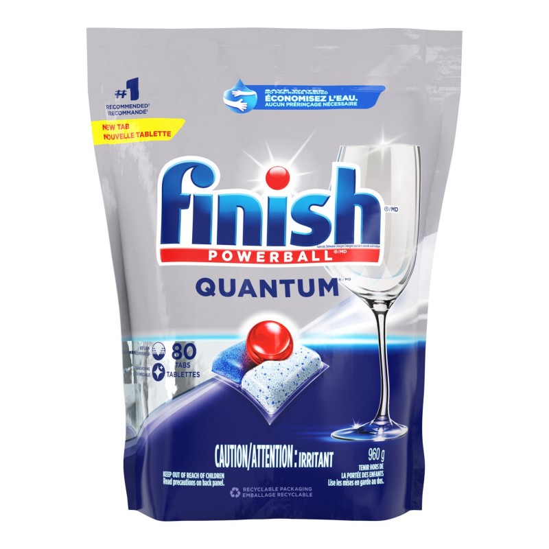 Finish Powerball Quantum Detergent - Fresh - 80 tablets