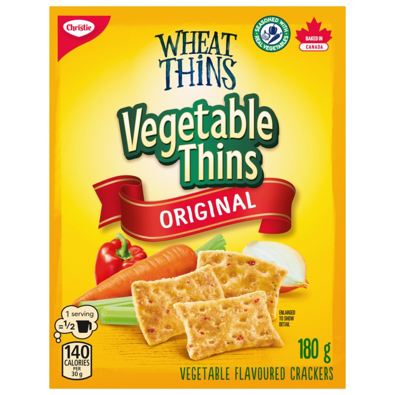 Christie Wheat Thins - Vegetable - 180g