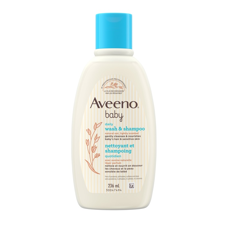 Aveeno Baby Wash and Shampoo - Lightly Scented - 236ml