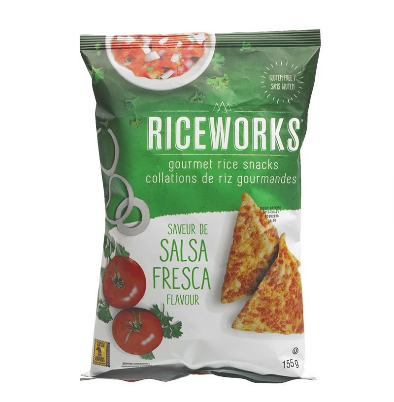 Riceworks Gourmet Rice Snacks - Salsa Fresca - 155g