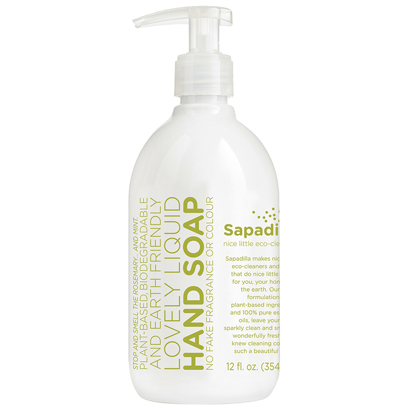 Sapadilla Lovely Liquid Hand Soap - Rosemary & Mint - 354ml