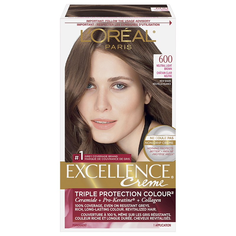 L Oreal Excellence Creme 600 Neutral Light Brown