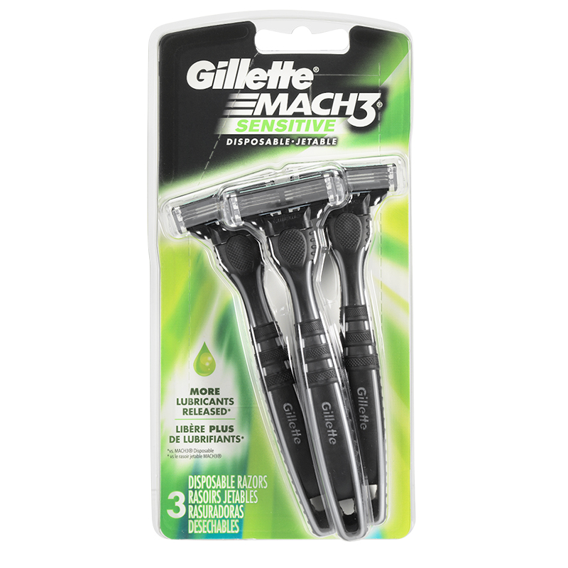Gillette Mach3 Disposable - Sensitive - 3 razors