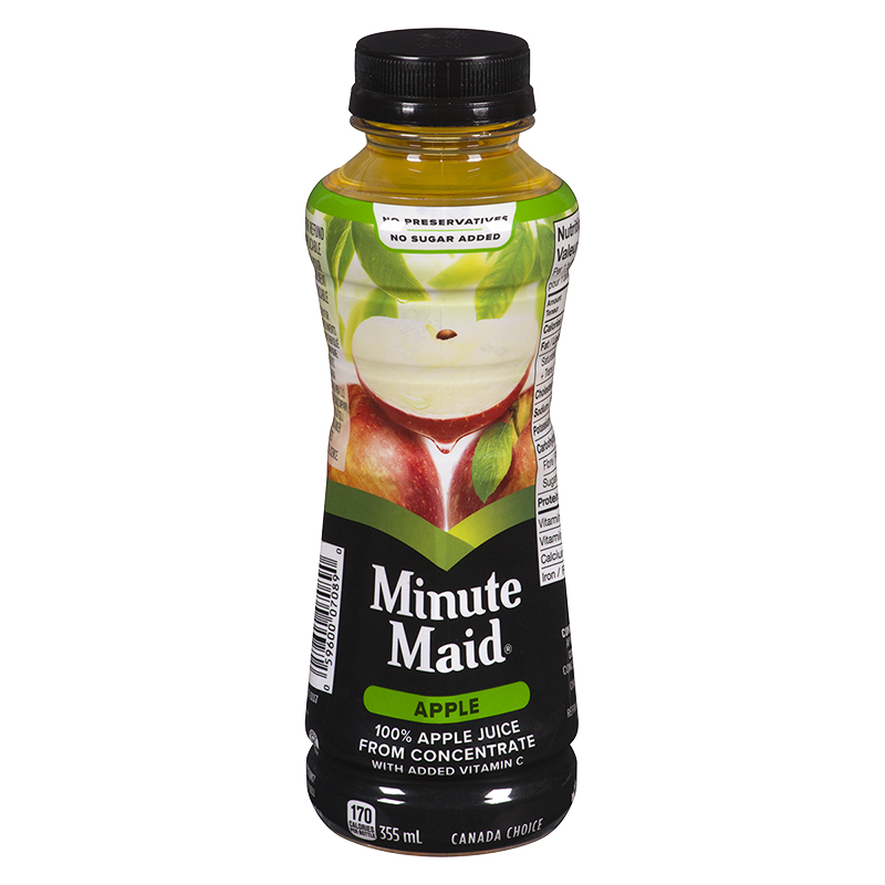Minute Maid Apple Juice 355ml London Drugs