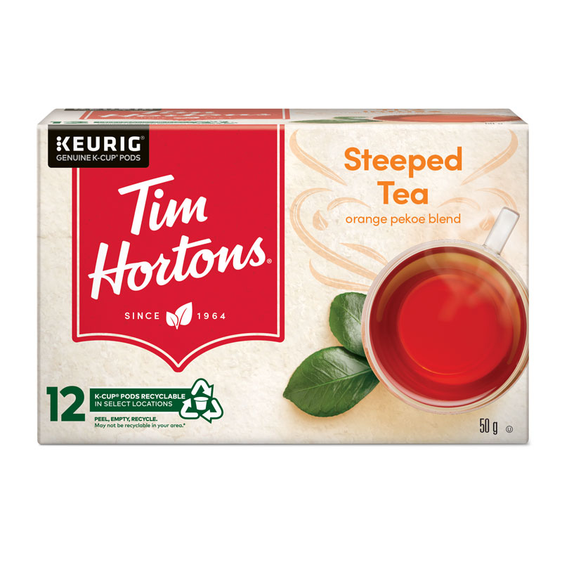 Tim Hortons Steeped Tea - Orange Pekoe - 12 Pack