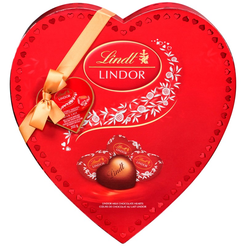 Lindor Amour Heart Milk Chocolates - 202g
