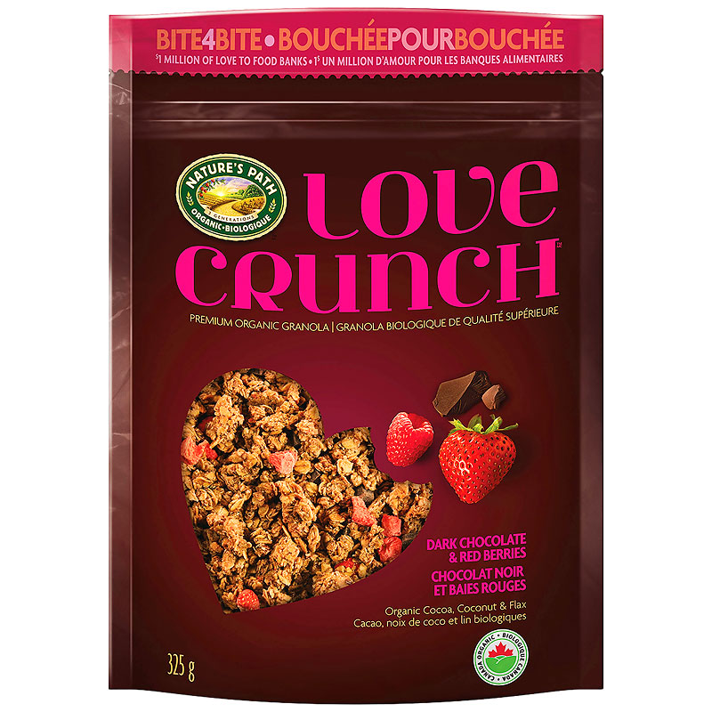 Nature's Path Love Crunch Granola - Dark Chocolate and Red Berries - 325g