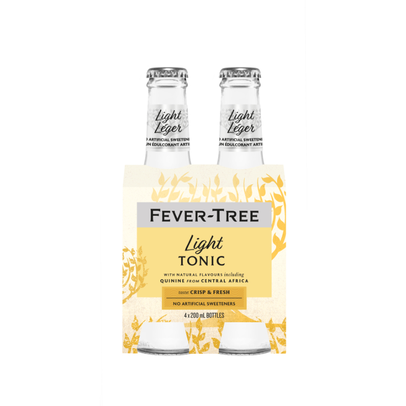 Fever-Tree Light Tonic Water - 4x200ml