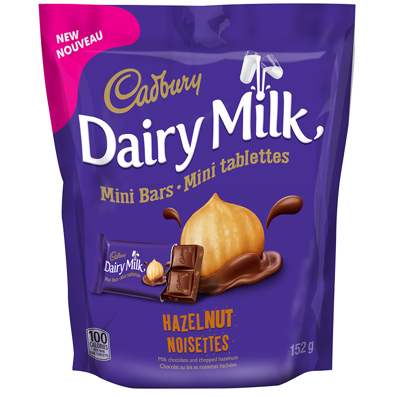 Cadbury Dairy Milk Mini Bars - Hazelnut - 152g