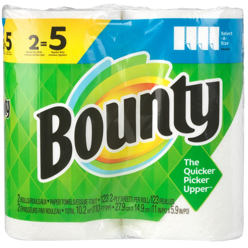 6 DOUBLE ROLLS=12 REG FULL SHEETS SHIPS WITHIN 24 HOURS BOUNTY PAPER TOWELS 
