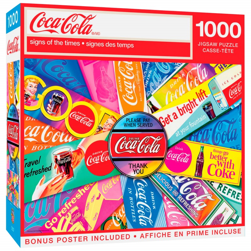 Coca-Cola Sign of the Times Puzzle - 1000 piece