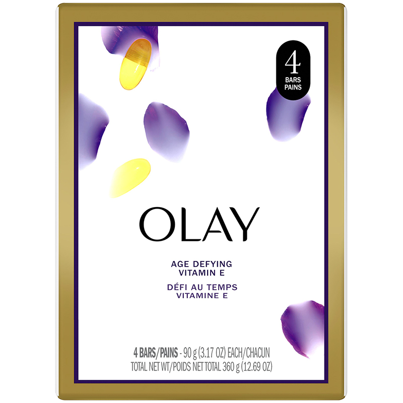 Olay Age Defying Bar Soap - 4 x 90g
