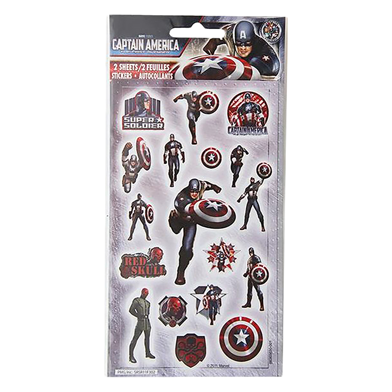 Marvel's Captain America Stickers - Assorted