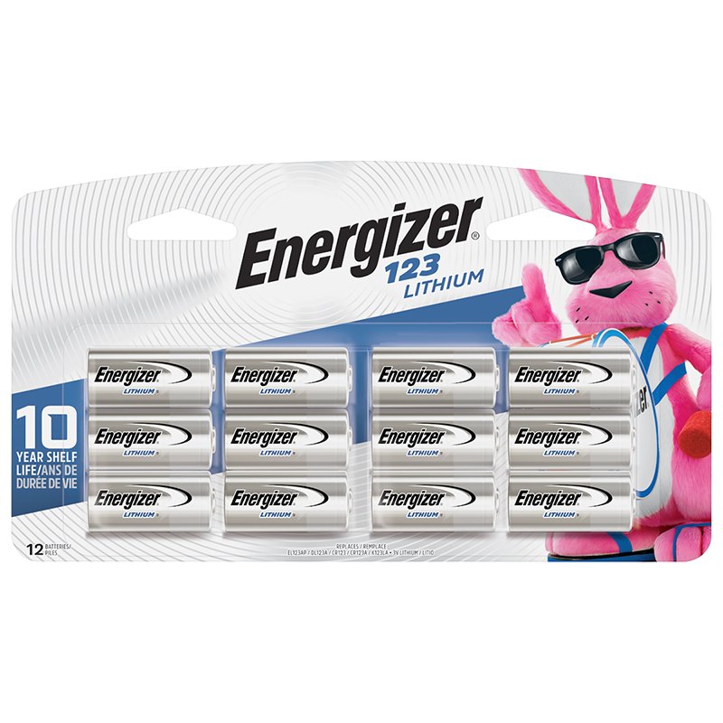 Energizer Lithium 3V Battery - 12 Pack - EL123BP12