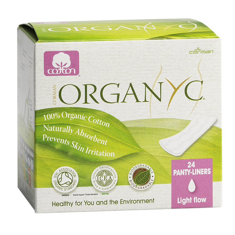 Organyc Panty-Liners Wrapped - Light - 24s