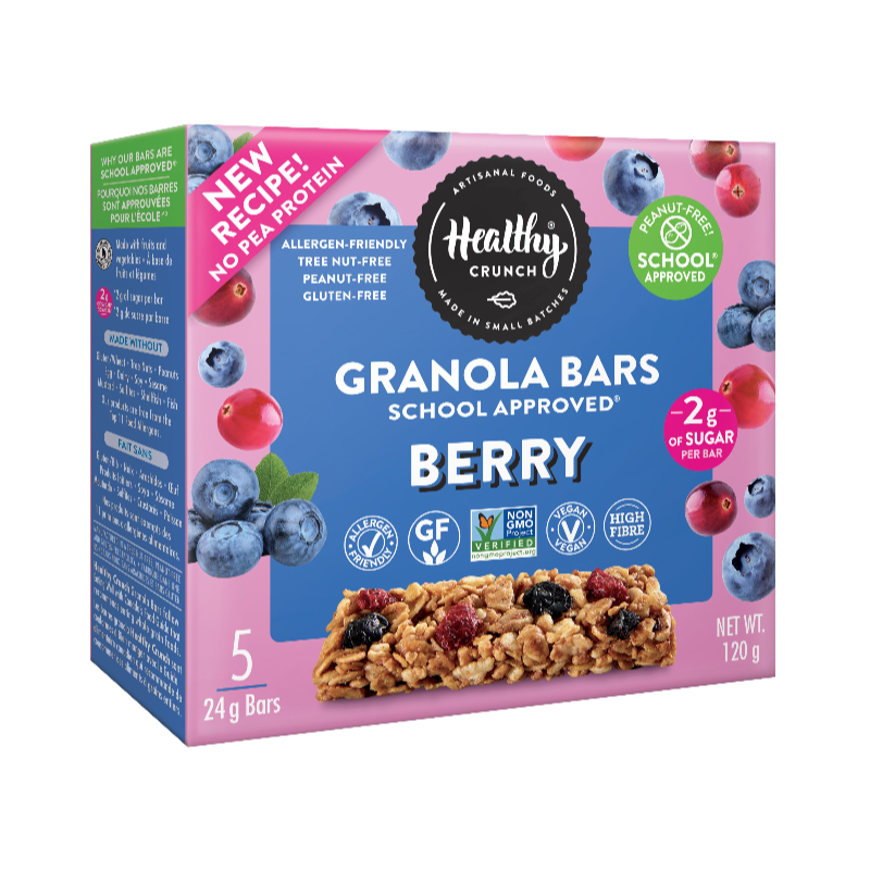 Healthy Crunch School Approved Granola Bar - Berry - 5pk/120g