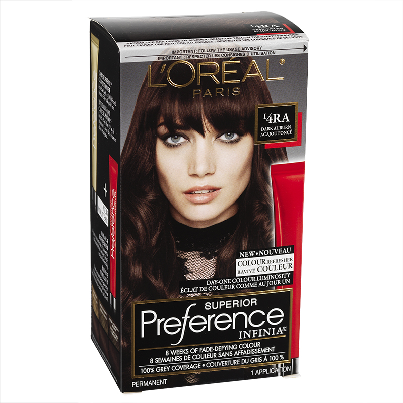 L Oreal Superior Preference Infinia Fade Defying Hair Colour I4ra Light Copper Mahogany