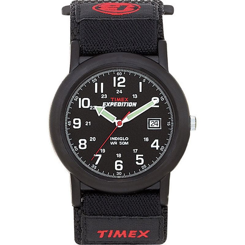 Timex Expedition Camper Watch - Black/Red - 40011
