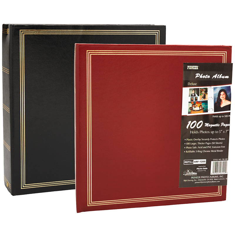 Pioneer Magnetic 100-Page Photo Album - Assorted