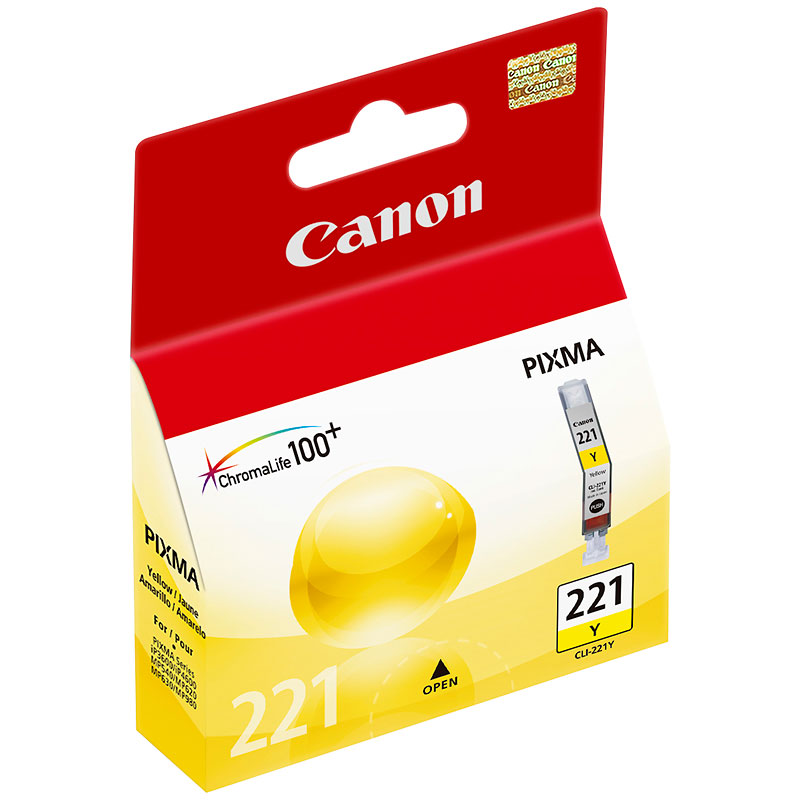 Canon CLI-221 Ink Cartridge - Yellow
