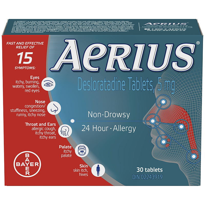Aerius Allergy - 24 hours - 5mg/30s