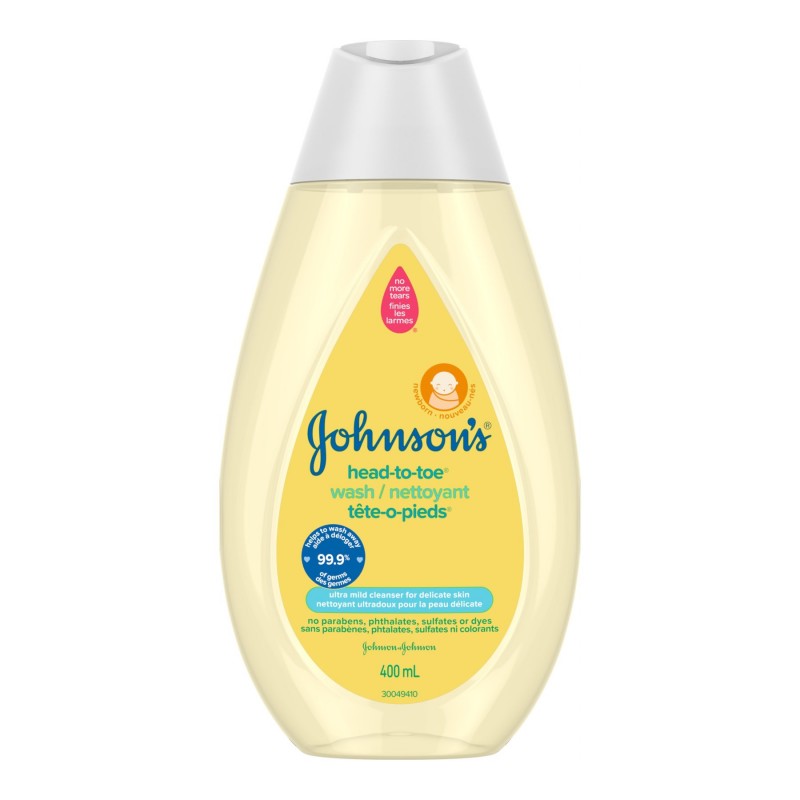 Johnson's Head-To-Toe Baby Body Wash / Shampoo - 400ml
