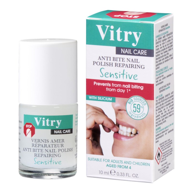 Vitry Nail Care Anti Bite Nail Polish Repairing Treatment - Sensitive - 10ml