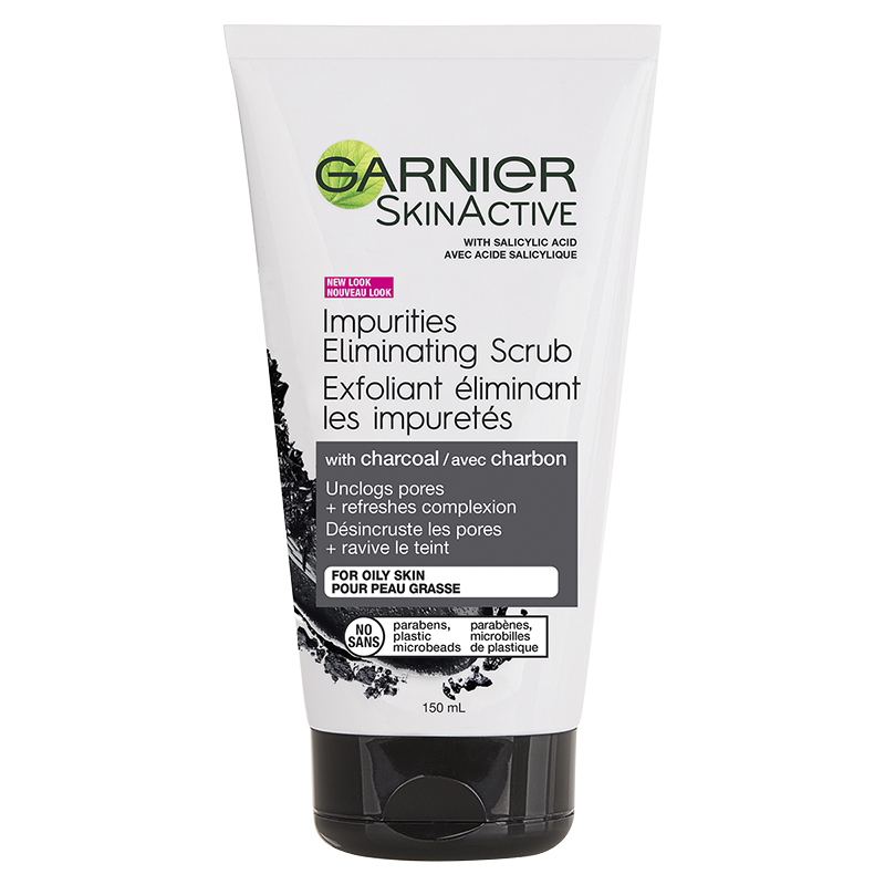 Garnier SkinActive Impurities Eliminating Scrub with Charcoal - 150ml