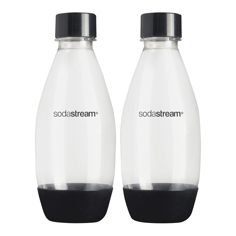 SodaStream 0.5L Fuse Carbonating Bottles - Black - 2 pack