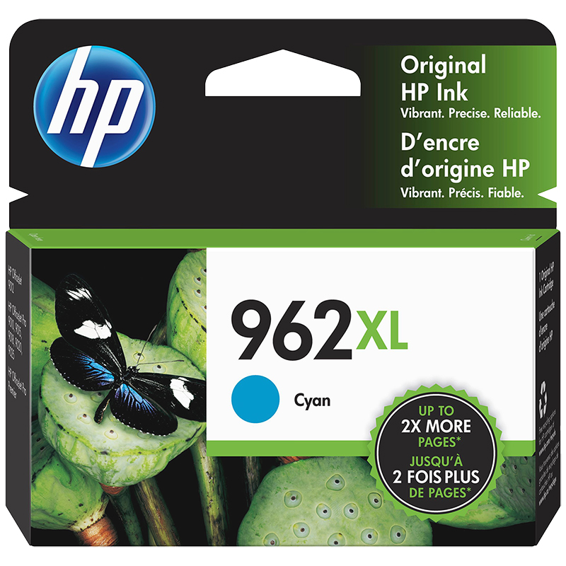HP 962XL Ink Cartridge - Cyan - 3JA00AN#140