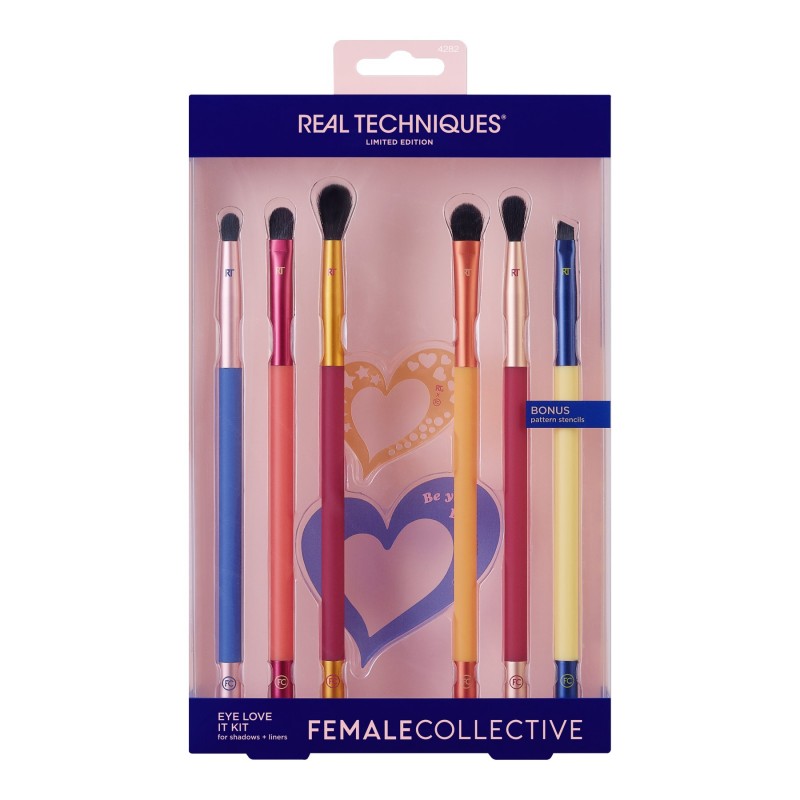 Real Techniques Dare To Be You X Female Collective Eye Love It Kit Make-Up Brush Set