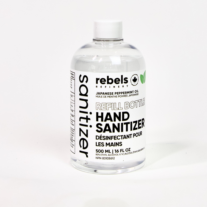 Rebels Refinery Refill Bottle Hand Sanitizer - 500ml