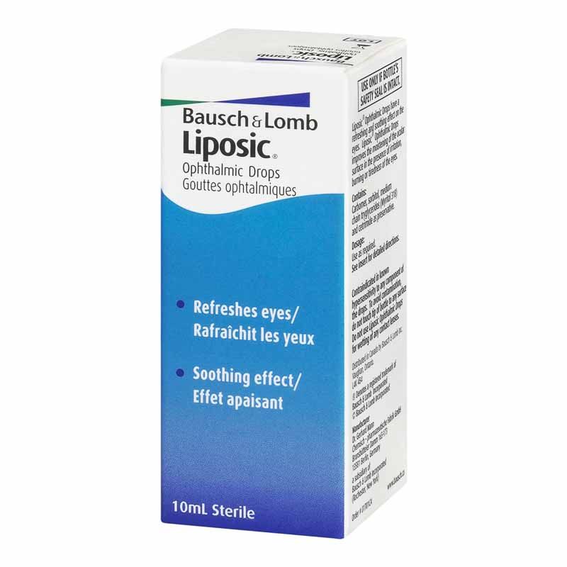 Bausch & Lomb Liposic Ophthalmic Drops - 10ml