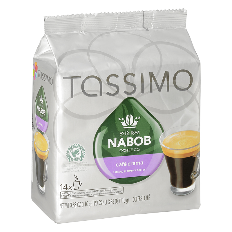Tassimo Nabob Coffee - Cafe Crema - 14s