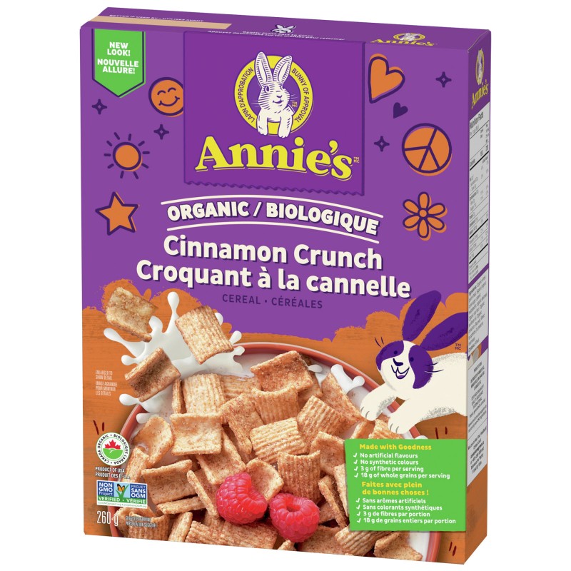 Annie's Organic Cereal - Cinnamon Crunch - 260g