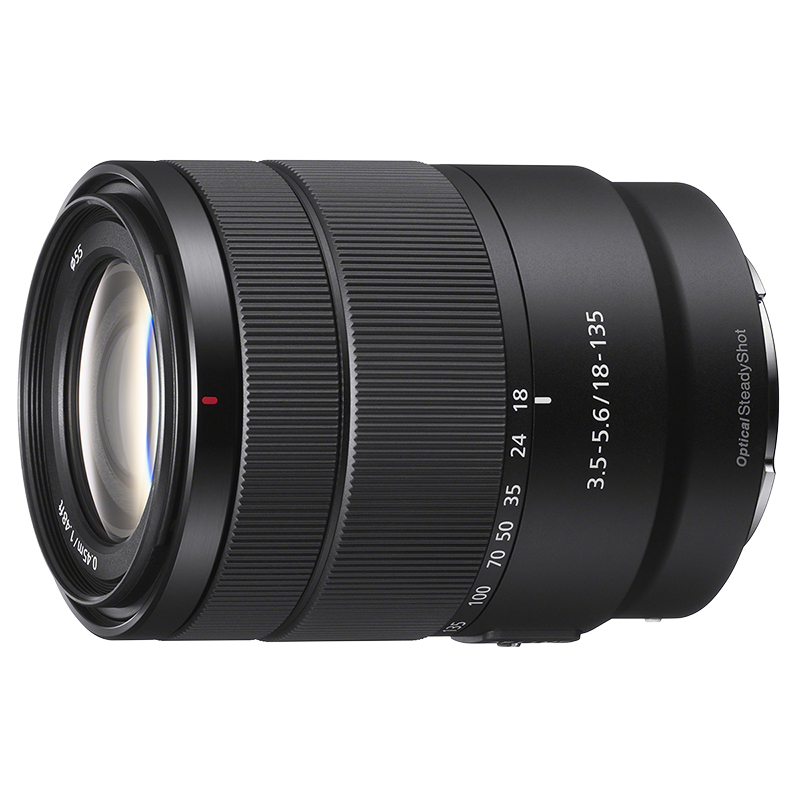 Sony E 18-135mm F3.5-5.6 OSS Lens - Black - SEL18135