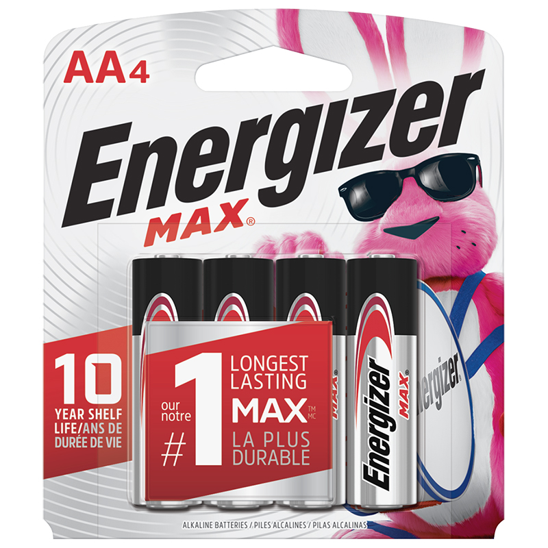 Energizer Max AA Batteries - 4 pack