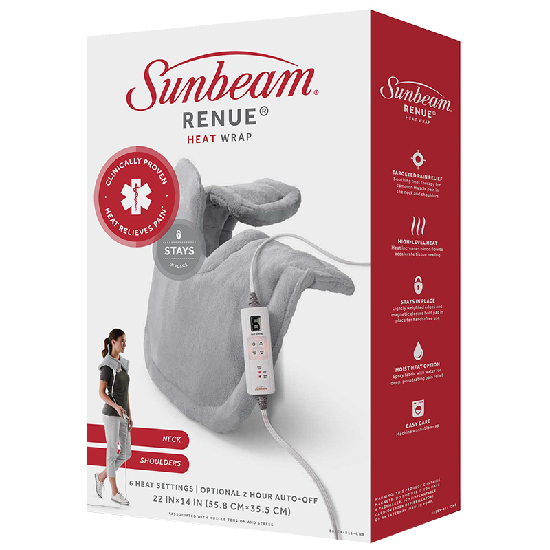 Sunbeam RENUE Heat Wrap for Neck and Shoulders - 2102241