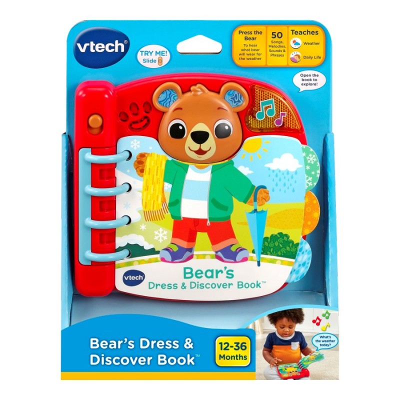 VTech Bear's Dress & Discover Book