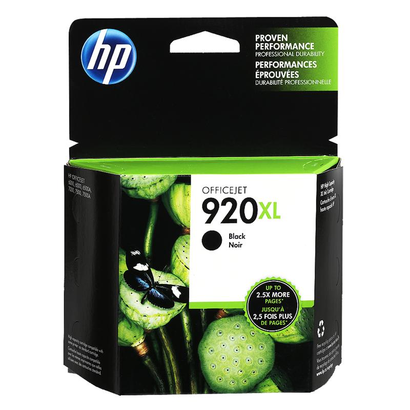 HP 920XL Officejet Ink Cartridge - Black - CD975AN