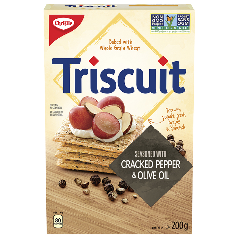 Christie Triscuit - Cracked Pepper & Olive Oil - 200g