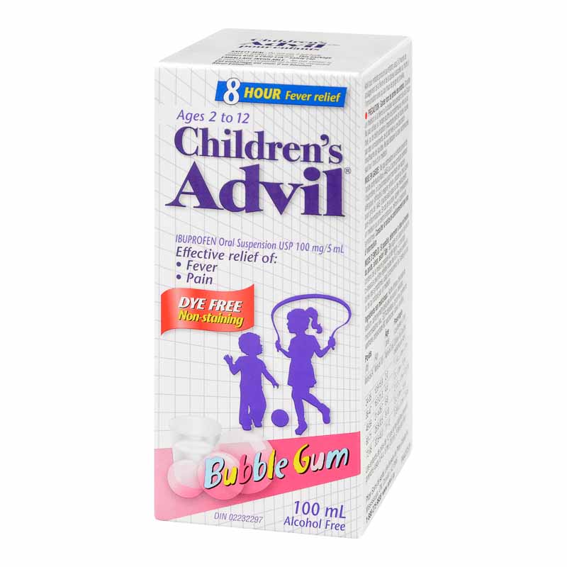 Advil Children's Suspension - Bubble Gum - 100ml