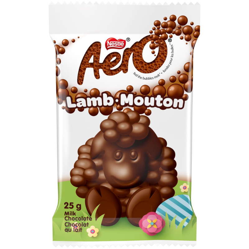 Nestle Aero Lamb Milk Chocolate - 25g