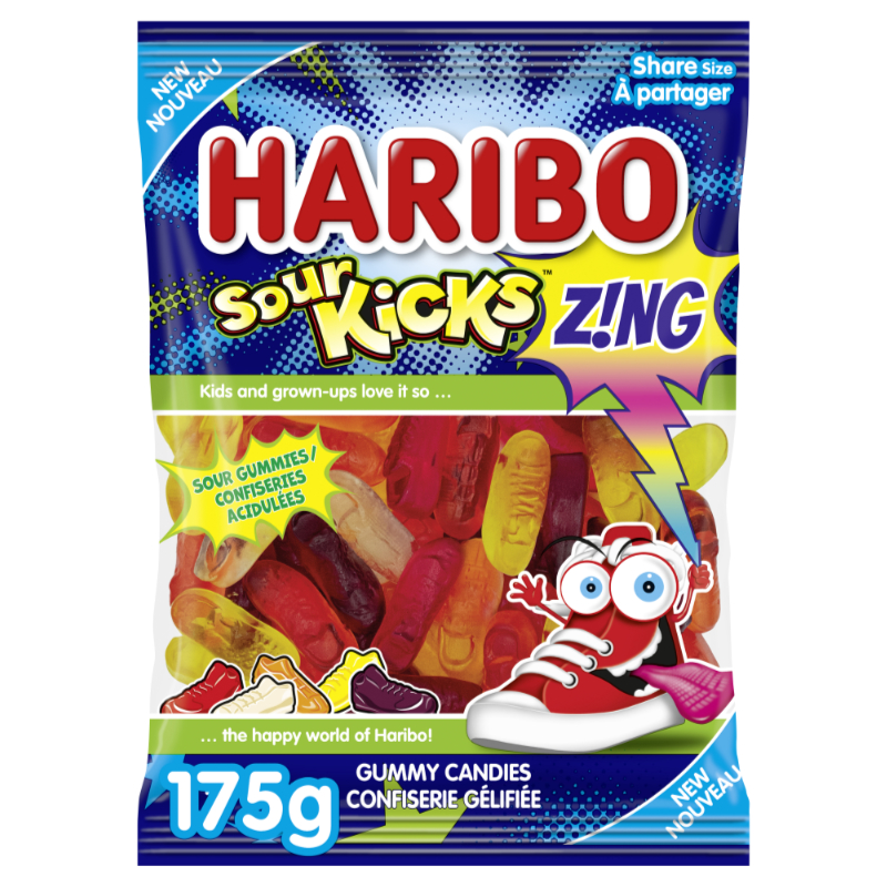 Haribo Sour Kicks Gummies - 175g