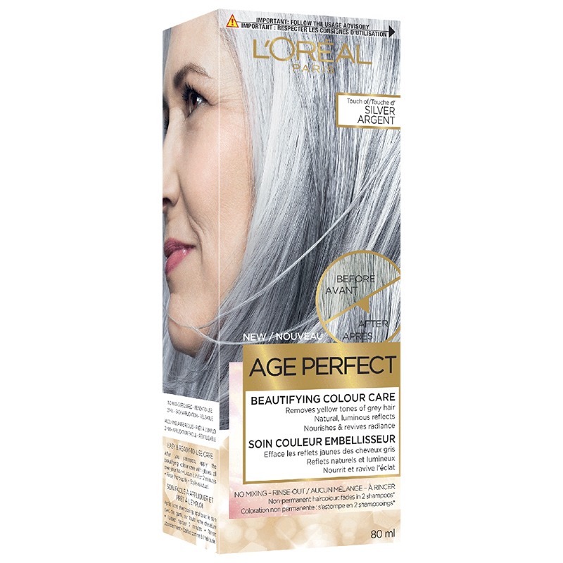 L'Oreal Age Perfect Beautifying Colour Care - Touch Of Silver - 80ml
