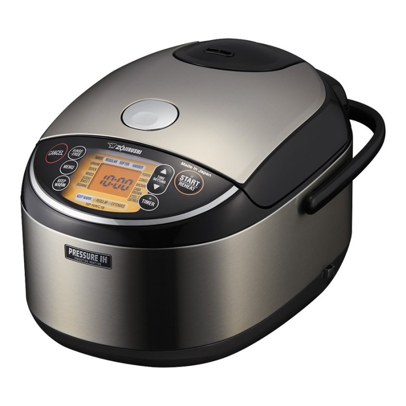 Zojirushi Pressure Rice Cooker - Stainless Black - NP-NWC18XB